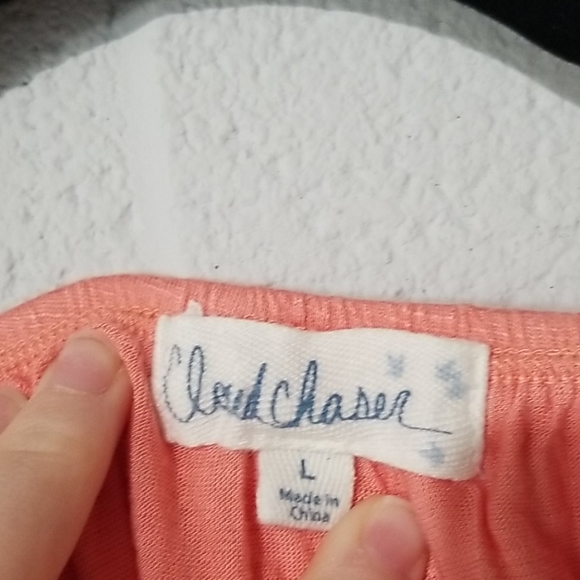 Cloud Chaser Pink off the shoulder blouse - Picture 7 of 10